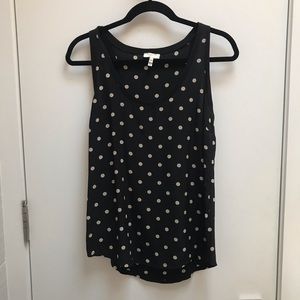 Silk Joie polka dot top